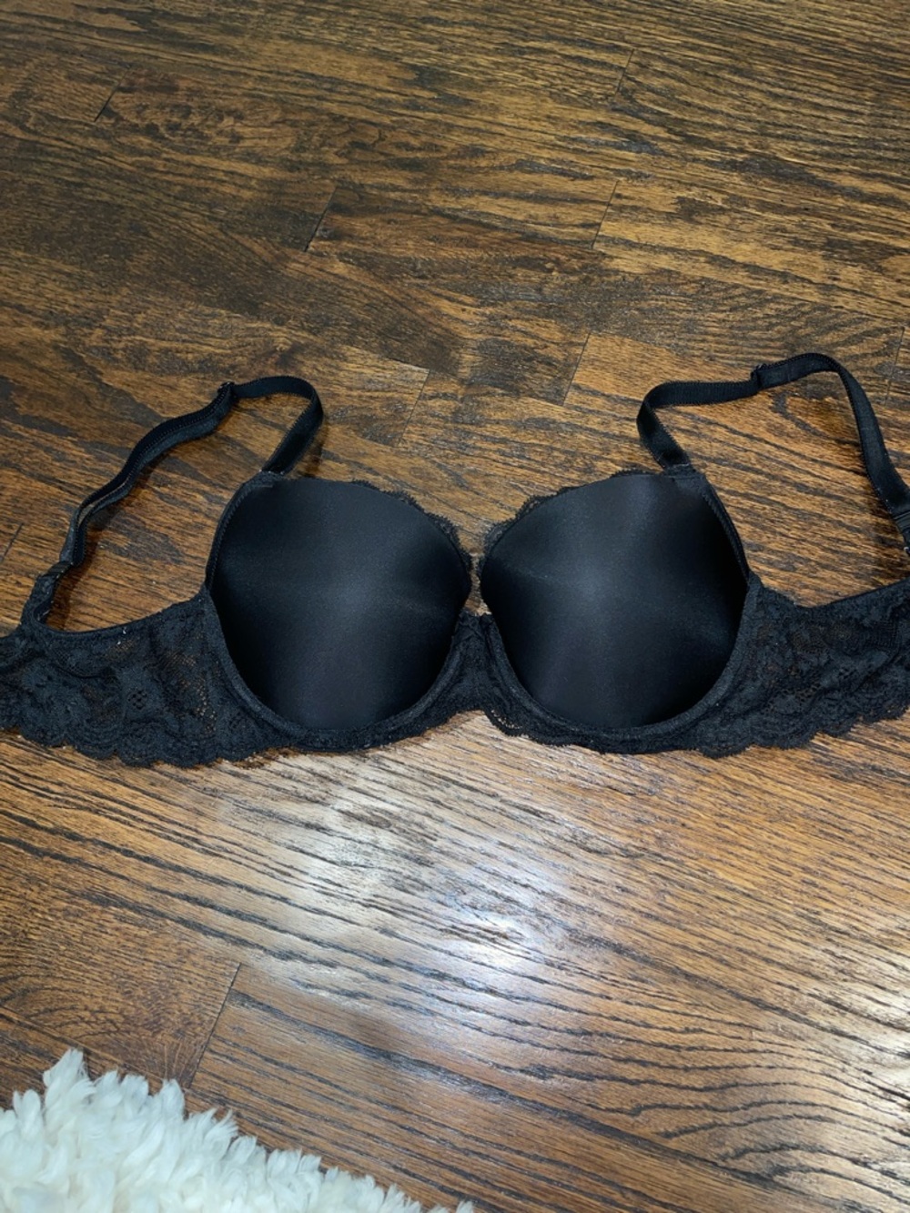 Black Lace Bra